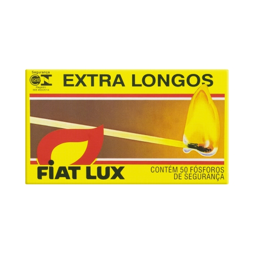 FÓSFOROS FIAT LUX EXTRA LONGOS 9,4CM - CAIXA COM 144 UNIDADES