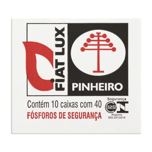 FÓSFOROS PINHEIRO MADEIRA 4CM - CAIXA COM 120 UNIDADES