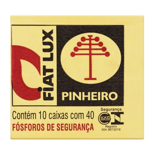 FÓSFOROS PINHEIRO CARTÃO 4CM - CAIXA COM 120 UNIDADES